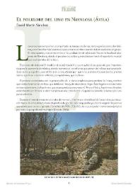 El folklore del lino en Navalosa (Ávila) / David Martín Sánchez | Biblioteca Virtual Miguel de Cervantes