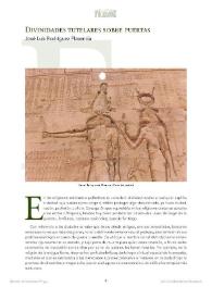 Divinidades tutelares sobre puertas / José Luis Rodríguez Plasencia | Biblioteca Virtual Miguel de Cervantes
