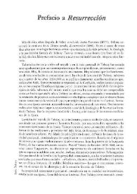 Prefacio a "Resurrección" / Mijaíl M. Bajtín | Biblioteca Virtual Miguel de Cervantes