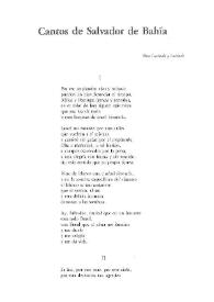 Cantos de Salvador de Bahía / Hugo Gutiérrez Vega | Biblioteca Virtual Miguel de Cervantes