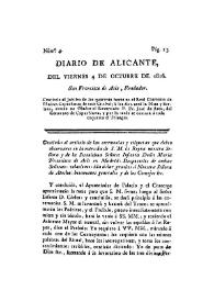 Diario de Alicante. Núm. 4, 4 de octubre de 1816 | Biblioteca Virtual Miguel de Cervantes