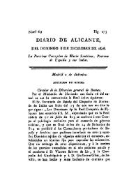 Diario de Alicante. Núm. 69, 8 de diciembre de 1816 | Biblioteca Virtual Miguel de Cervantes