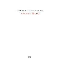 Temas de crítica literaria / Andrés Bello; prólogo sobre "Los temas del pensamiento crítico de Bello", por Arturo Uslar Pietri | Biblioteca Virtual Miguel de Cervantes