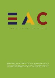 EAC : VI Concurso Internacional Encuentros de Arte Contemporáneo / Juana María Balsalobre García, texto crítico | Biblioteca Virtual Miguel de Cervantes