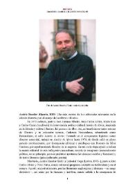 Assírio Bacelar (Oporto, 1939- ) [Semblanza] / Daniel Melo | Biblioteca Virtual Miguel de Cervantes