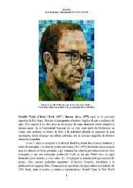 Rodolfo Walsh (Choele Choel, 1927 - Buenos Aires, 1977) [Semblanza] / Geraldine Rogers | Biblioteca Virtual Miguel de Cervantes