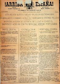 ¡Arriba España! (Manila, Filipinas). Núm. 181, 1 de septiembre de 1938 | Biblioteca Virtual Miguel de Cervantes