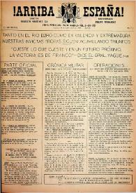 ¡Arriba España! (Manila, Filipinas). Núm. 187, 8 de septiembre de 1938 | Biblioteca Virtual Miguel de Cervantes