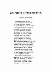 Literatura contemporánea: A mis hermanos / José María De Cossío | Biblioteca Virtual Miguel de Cervantes