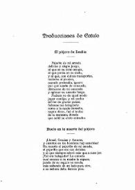 Traducciones de Catulo / Narciso Alonso Cortés | Biblioteca Virtual Miguel de Cervantes