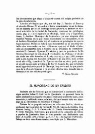 El humorismo de un erudito / Elías Ortiz de La Torre | Biblioteca Virtual Miguel de Cervantes