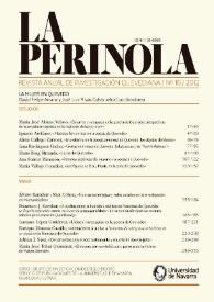 La Perinola : revista de investigación quevediana. Núm. 16, 2012 | Biblioteca Virtual Miguel de Cervantes