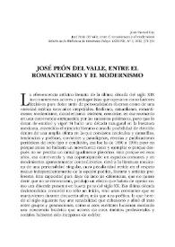 José Peón del Valle, entre el romanticismo y el modernismo / Juan Pascual Gay | Biblioteca Virtual Miguel de Cervantes