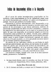 Índice de documentos útiles a la biografía / Narciso Alonso Cortés | Biblioteca Virtual Miguel de Cervantes