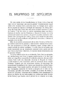 El Naufragio de Sepúlveda / Carlos Pereyra | Biblioteca Virtual Miguel de Cervantes