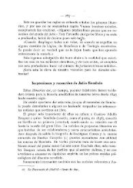 "Impresiones y recuerdos" de Julio Nombela / José María de Cossío | Biblioteca Virtual Miguel de Cervantes