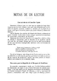 Dos notas para la biografía de el Marqués de Santillana / José María de Cossío | Biblioteca Virtual Miguel de Cervantes