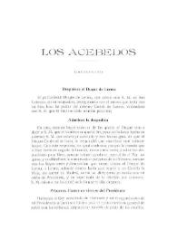 Los Acebedos (Continuación) / Mateo Escagedo Salmón | Biblioteca Virtual Miguel de Cervantes
