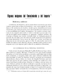 Algunas imágenes del Renacimiento y del Imperio / Rafael Sánchez Mazas | Biblioteca Virtual Miguel de Cervantes