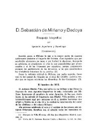 Don Sebastián de Miñano y Bedoya. Bosquejo biográfico (Continuación) / por Ignacio Aguilera y Santiago | Biblioteca Virtual Miguel de Cervantes