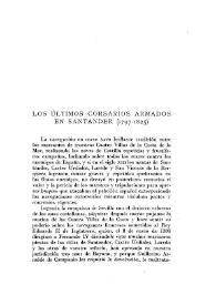 Los últimos corsarios armados en Santander (1797-1825) / Fernando Barreda | Biblioteca Virtual Miguel de Cervantes