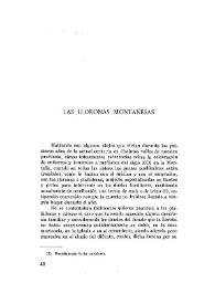 Las lloronas montañesas / Fernando Barreda | Biblioteca Virtual Miguel de Cervantes