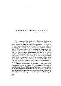 La espada encantada de Vulcano / Amalio Huarte | Biblioteca Virtual Miguel de Cervantes