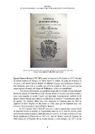 Ignacio Ramón Baroja (1797-1874) [Semblanza] / María Dolores Fernández de Casadevante Romaní | Biblioteca Virtual Miguel de Cervantes