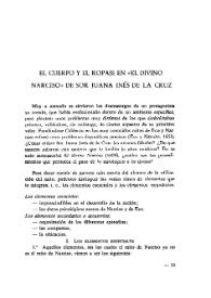 El cuerpo y el ropaje en "El divino Narciso" de Sor Juana Inés de la Cruz / Edmond Cros | Biblioteca Virtual Miguel de Cervantes
