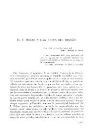 El P. Feijoo y las artes del diseño / Juan José Cobo Barquera | Biblioteca Virtual Miguel de Cervantes
