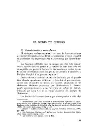 El medio de interés / Joaquín Forradellas | Biblioteca Virtual Miguel de Cervantes