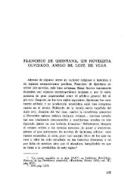 Francisco de Quintana, un novelista olvidado, amigo de Lope de Vega / Stanislav Zimic | Biblioteca Virtual Miguel de Cervantes