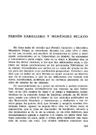 Fermín Caballero y Menéndez Pelayo / Francisco Martín Gallardo | Biblioteca Virtual Miguel de Cervantes