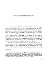 El indigenismo cisneriano / José García Oro | Biblioteca Virtual Miguel de Cervantes