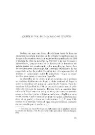  ¿Quién es V. M. en Lazarillo de Tormes? / Dalai Brenes Carrillo | Biblioteca Virtual Miguel de Cervantes