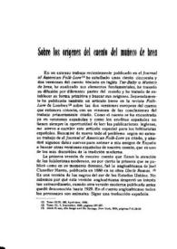 Sobre los orígenes del cuento del muñeco de brea / Aurelio Macedonio Espinosa | Biblioteca Virtual Miguel de Cervantes