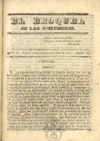El Broquel de las Costumbres. Tomo I, núm. 43, domingo 21 de diciembre de 1834 | Biblioteca Virtual Miguel de Cervantes