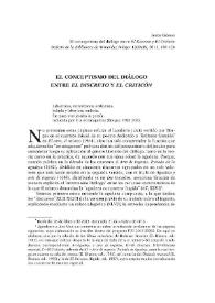 El conceptismo del diálogo entre "El Discreto" y "El Críticón" / Jesús Gómez | Biblioteca Virtual Miguel de Cervantes