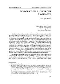 Borges entre Averroes y Algacel / Luce López Baralt | Biblioteca Virtual Miguel de Cervantes