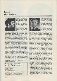 Meets the Arstists | Biblioteca Virtual Miguel de Cervantes