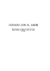 Cuidado con el amor / Carlos Arniches | Biblioteca Virtual Miguel de Cervantes