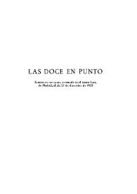 Las doce en punto / Carlos Arniches | Biblioteca Virtual Miguel de Cervantes