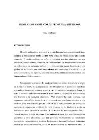 Problemas ambientales, problemas humanos / César Bordehore | Biblioteca Virtual Miguel de Cervantes