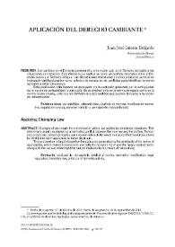 Aplicación del Derecho cambiante / Juan José Iniesta | Biblioteca Virtual Miguel de Cervantes
