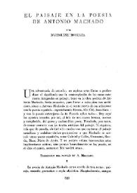 El paisaje en la poesía de Antonio Machado / por Bartolomé Mostaza | Biblioteca Virtual Miguel de Cervantes