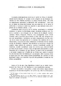 Introducción a Baudelaire / Juan Pedro Quiñonero | Biblioteca Virtual Miguel de Cervantes