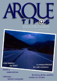 Arquetipos : Revista del Sistema CETYS Universidad. Núm. 10, mayo-agosto de 2006 | Biblioteca Virtual Miguel de Cervantes