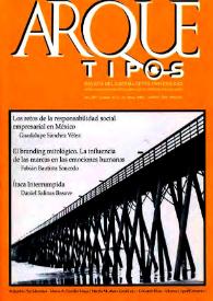 Arquetipos : Revista del Sistema CETYS Universidad. Núm. 13, mayo-agosto de 2007 | Biblioteca Virtual Miguel de Cervantes