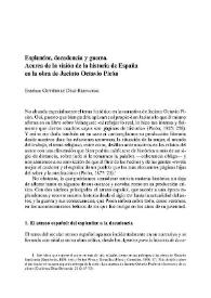 Esplendor, decadencia y guerra. Acerca de la visión de la historia de España en la obra de Jacinto Octavio Picón / Esteban Gutiérrez Díaz-Bernardo | Biblioteca Virtual Miguel de Cervantes
