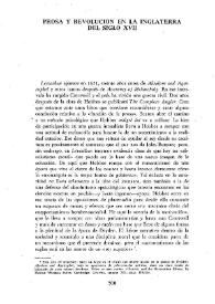 Prosa y revolución en la Inglaterra del siglo XVII / Cándido Pérez Gallego | Biblioteca Virtual Miguel de Cervantes